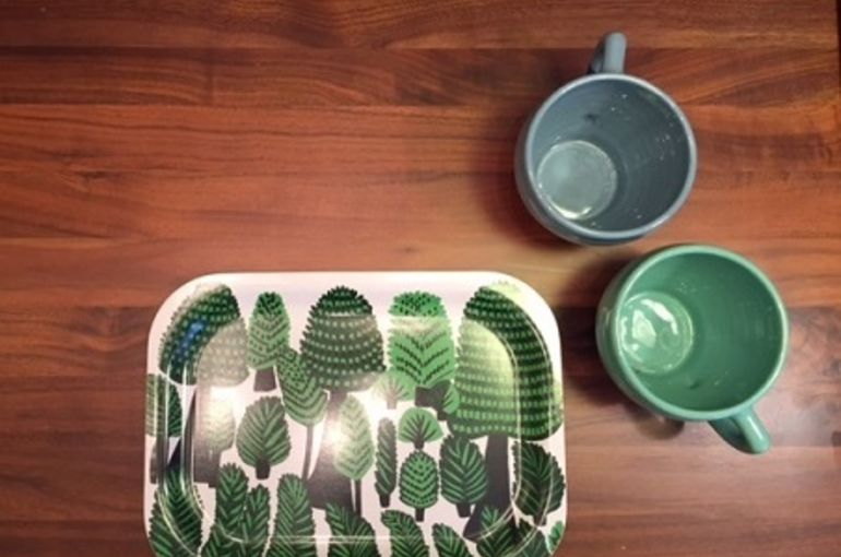 マリメッコ　トレイ　メトサンヴァギ marimekko マリメッコ メトサンヴァキ トレイ 廃盤（マリメッコ
