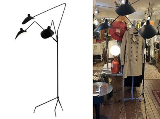 IDEE イデー LAMPADAIRE 3 LUMIRES／ランパデール トワ ルミエーレ Serge Mouille 