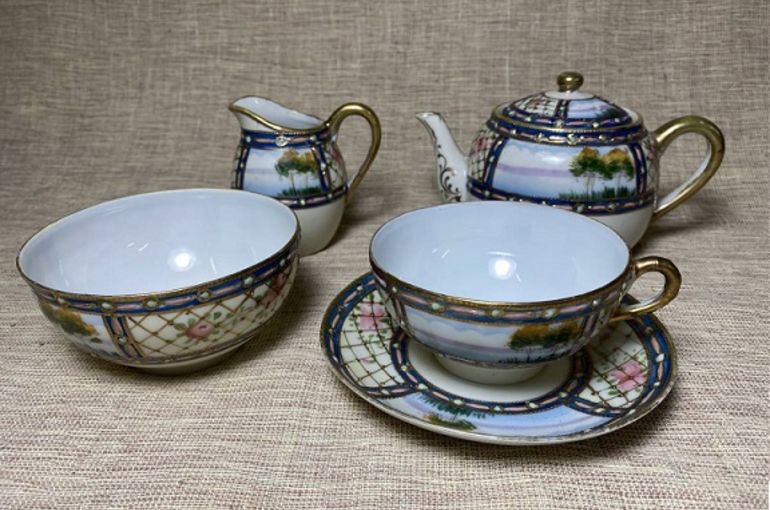 松風陶器 ティーセット